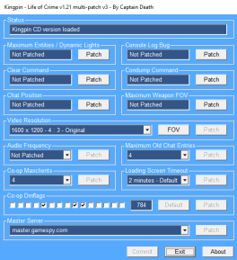 Multi Patch 3 main screen