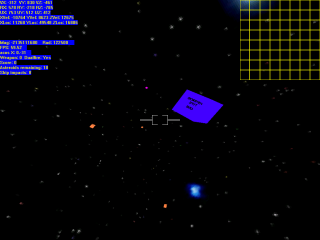 3D Asteroids game screen