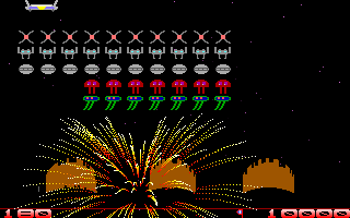 Space Invaders game screen