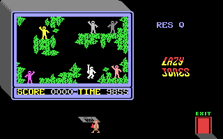 Lazy Jones ResQ game screen