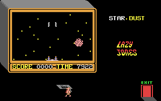 Lazy Jones Star Dust game screen