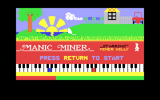 Manic Miner title screen