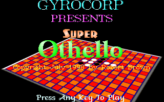 Super Othello title screen